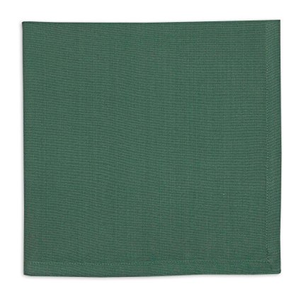 DII 100% Cotton Christmas Cloth Napkins, Oversized 20x20 Dinner Napkins, For Basic Everyday Use, Banquets, Weddings, Events, or Family Gatherings - Set of 6, Myrtle Green