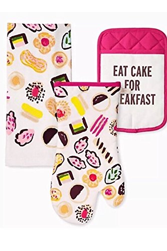 Kate Spade of New York 3 Piece Kitchen Set - Let Them Eat Cake