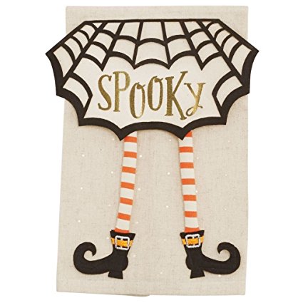 Mud Pie Halloween Dangle Leg towel (Witch Leg)