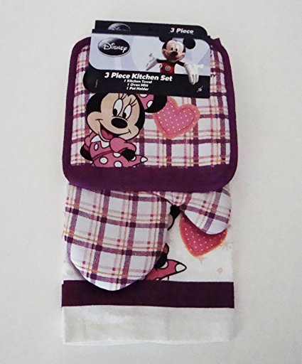 Disney Minnie Mouse Plaid & Polka Dot Stars Kitchen Set