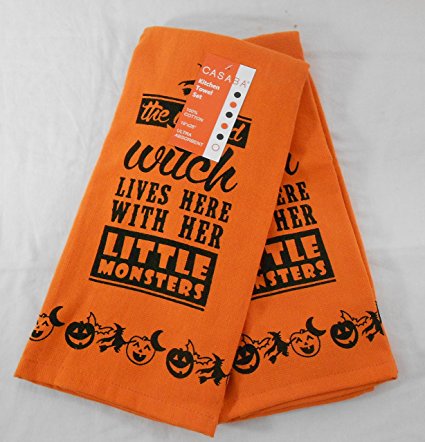 Casaba The Wicked Witch Kitchen Towel Set of 2