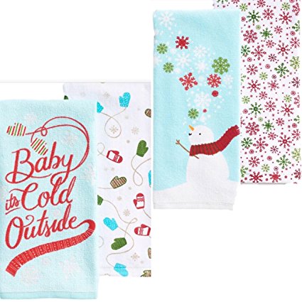 St. Nicholas Square Baby It’s Cold Outside Kitchen Towel 4-pk.